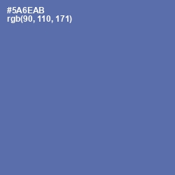 #5A6EAB - San Marino Color Image