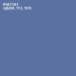 #5A71A1 - San Marino Color Image