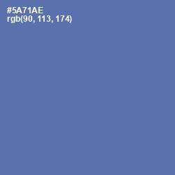 #5A71AE - San Marino Color Image