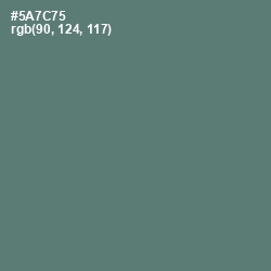 #5A7C75 - Cutty Sark Color Image