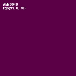 #5B0046 - Loulou Color Image