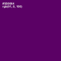 #5B0064 - Scarlet Gum Color Image