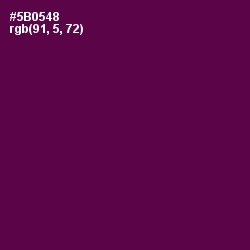 #5B0548 - Loulou Color Image