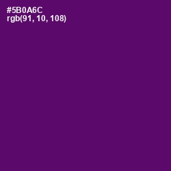 #5B0A6C - Honey Flower Color Image