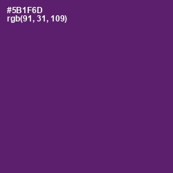 #5B1F6D - Honey Flower Color Image