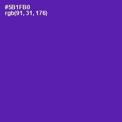 #5B1FB0 - Daisy Bush Color Image