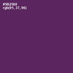 #5B2560 - Bossanova Color Image
