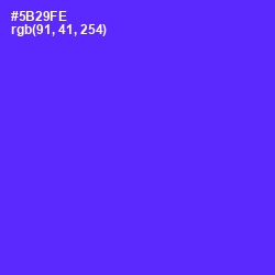 #5B29FE - Purple Heart Color Image