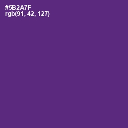 #5B2A7F - Honey Flower Color Image