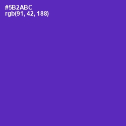 #5B2ABC - Royal Purple Color Image