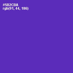 #5B2CBA - Royal Purple Color Image