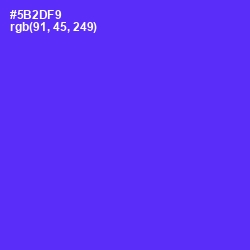 #5B2DF9 - Purple Heart Color Image