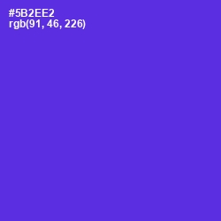 #5B2EE2 - Purple Heart Color Image