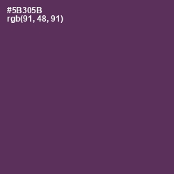 #5B305B - Voodoo Color Image