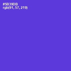 #5B39DB - Purple Heart Color Image