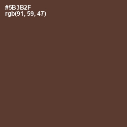 #5B3B2F - Irish Coffee Color Image