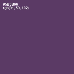 #5B3B66 - Voodoo Color Image