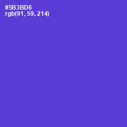 #5B3BD6 - Purple Heart Color Image