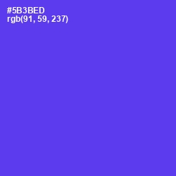 #5B3BED - Purple Heart Color Image