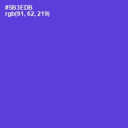#5B3EDB - Purple Heart Color Image