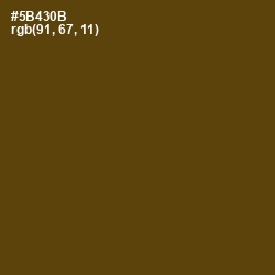 #5B430B - Bronze Olive Color Image