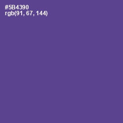 #5B4390 - Victoria Color Image