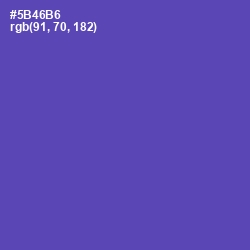 #5B46B6 - Blue Violet Color Image