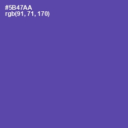 #5B47AA - Butterfly Bush Color Image