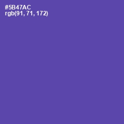 #5B47AC - Butterfly Bush Color Image