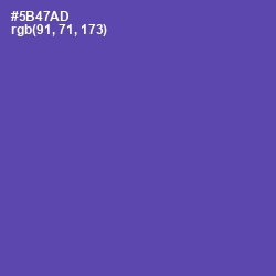 #5B47AD - Blue Violet Color Image