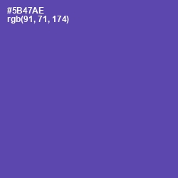 #5B47AE - Blue Violet Color Image