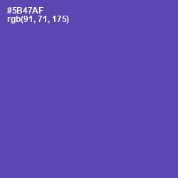 #5B47AF - Blue Violet Color Image