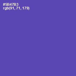 #5B47B3 - Blue Violet Color Image