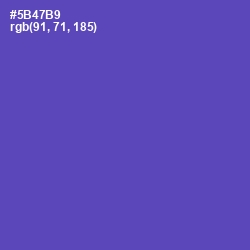 #5B47B9 - Blue Violet Color Image