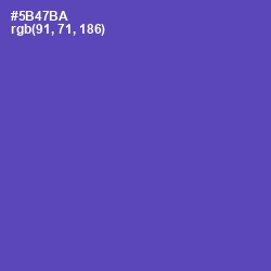 #5B47BA - Blue Violet Color Image