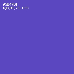 #5B47BF - Blue Violet Color Image