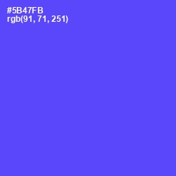 #5B47FB - Royal Blue Color Image