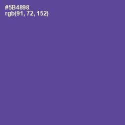#5B4898 - Victoria Color Image