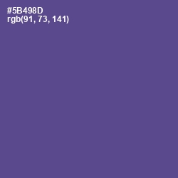 #5B498D - Victoria Color Image