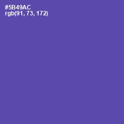 #5B49AC - Blue Violet Color Image