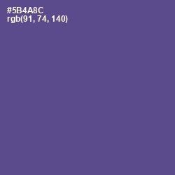 #5B4A8C - Victoria Color Image