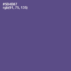 #5B4B87 - Victoria Color Image