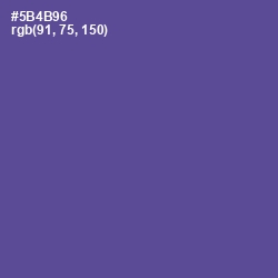 #5B4B96 - Victoria Color Image