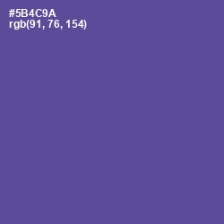 #5B4C9A - Victoria Color Image