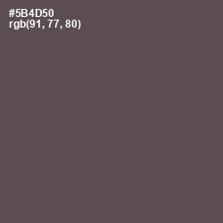 #5B4D50 - Don Juan Color Image