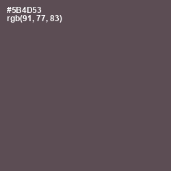 #5B4D53 - Don Juan Color Image