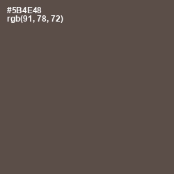 #5B4E48 - Emperor Color Image