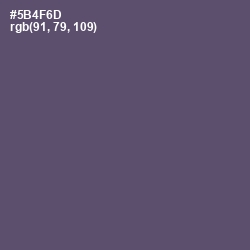 #5B4F6D - Scarpa Flow Color Image