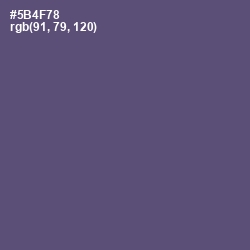 #5B4F78 - Comet Color Image