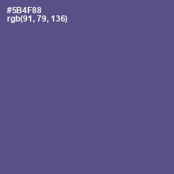#5B4F88 - Victoria Color Image